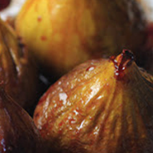 Baked Figs In Port With Caramelised Almonds