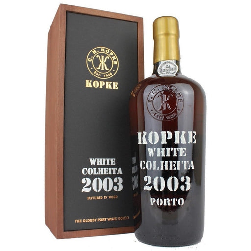 Kopke White Colheita Port 2003 In Gift Box