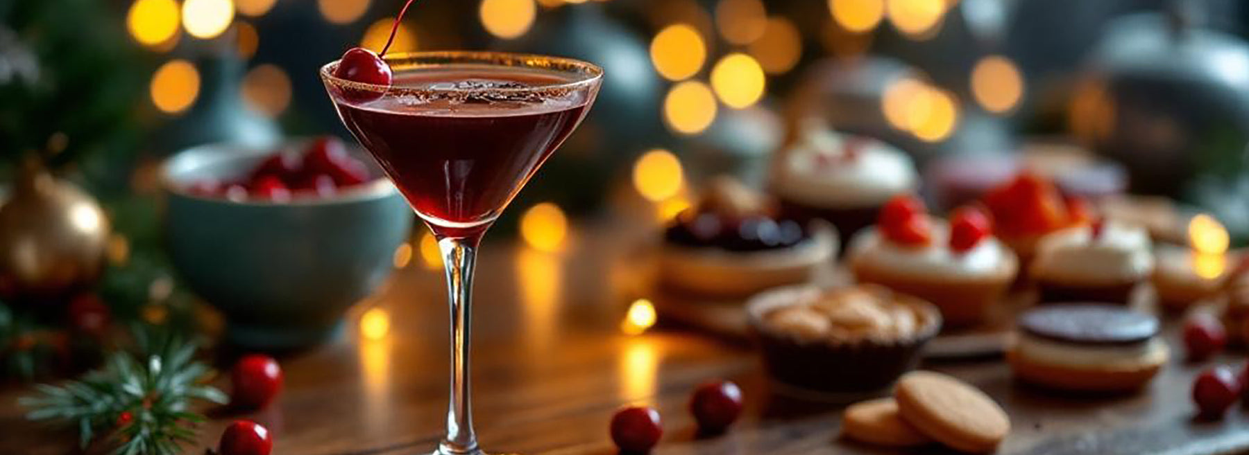 Chocolate & Cherry Port Martini