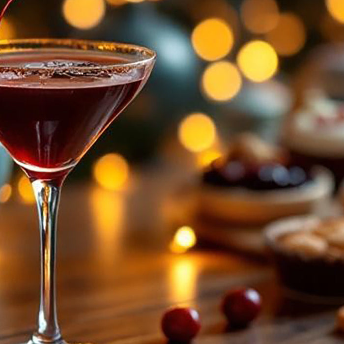 Chocolate & Cherry Port Martini