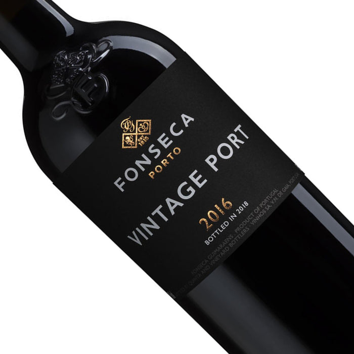 Close Up Of Fonseca Vintage Port 2016 Label
