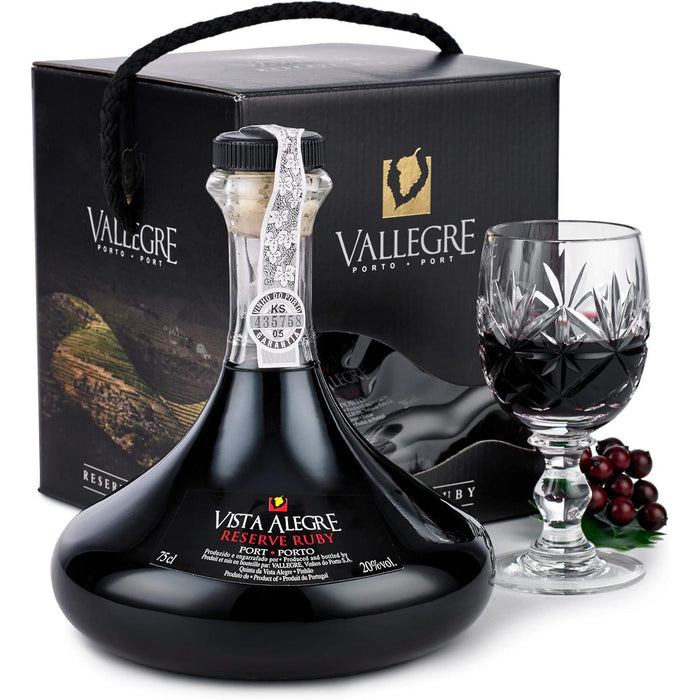 Vista Alegre Ruby Port Decanter Gift Boxed
