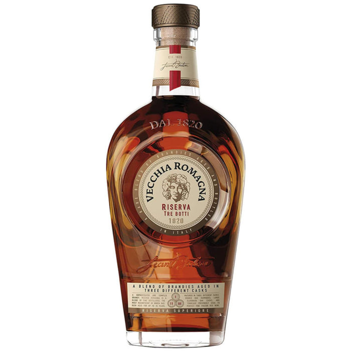 Vecchia Romagna Riserva Tre Botti 1820 Italian Brandy