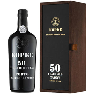 Kopke 50 Year Old Tawny Port In Wooden Gift Box 75cl