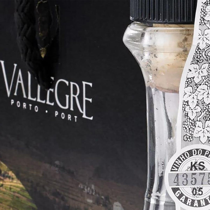 Closeup Of Vista Alegre Ruby Port Decanter