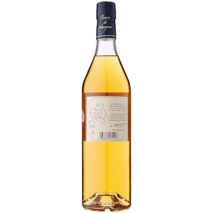 Back Of Baron de Sigognac VSOP Bas-Armagnac