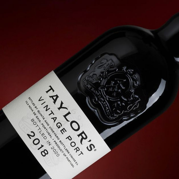 Taylors Vintage Port 2018 Label
