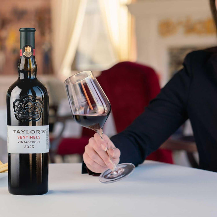 Taylors Sentinel Vintage Port 2023 Served In Port Glass