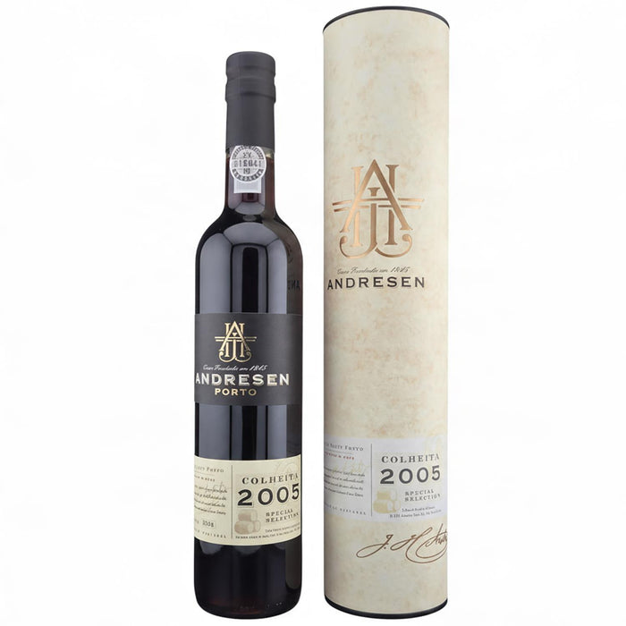 JH Andresen Colheita Port 2005 In Gift Tube 50cl