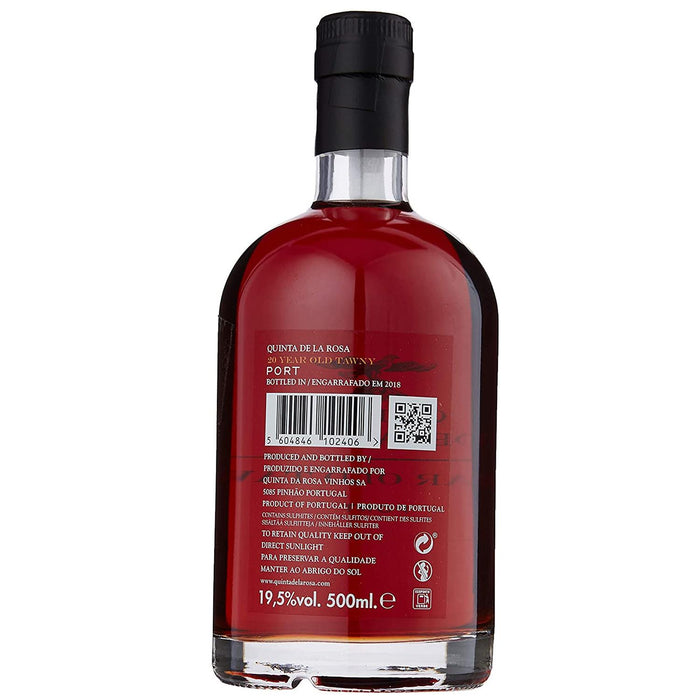 Quinta De La Rosa 20 Year Old Tawny Port 50cl
