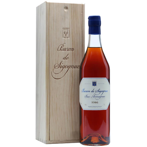 Baron De Sigognac 1986 Vintage Armagnac Gift Boxed