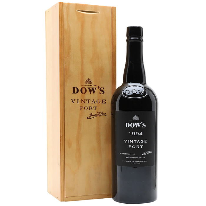 Wooden Gift Boxed Dow's Vintage Port 1994 Library Release 75cl