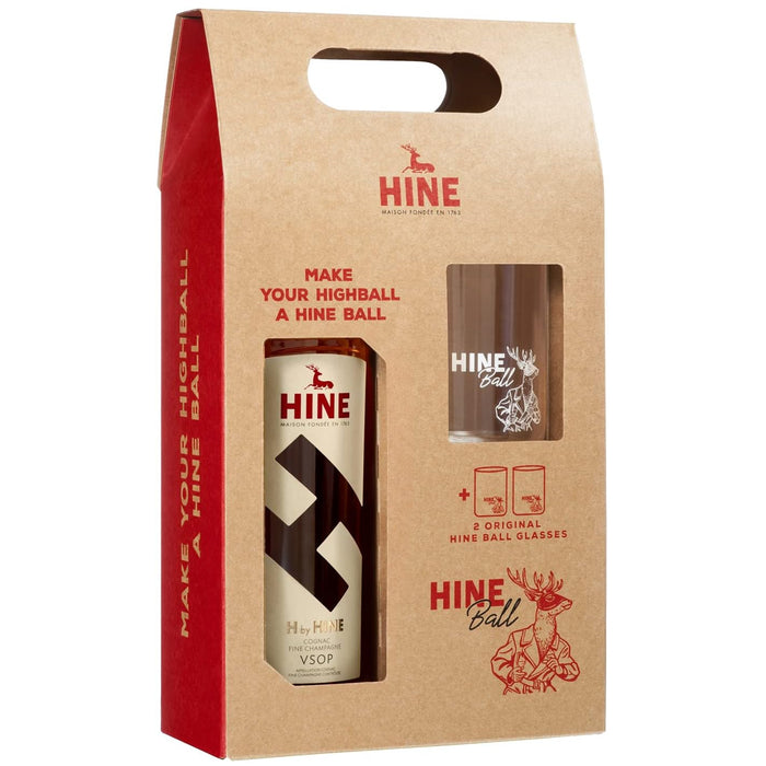 H By Hine VSOP Cognac 2 Glass Gift Set