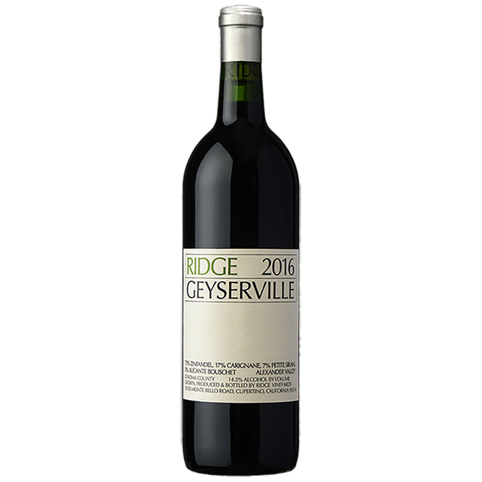 Ridge Vineyards Geyserville 2016 75cl