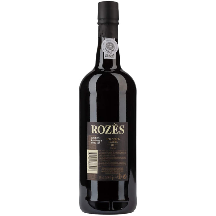 Back Of Rozes 10 Year Old Tawny Port