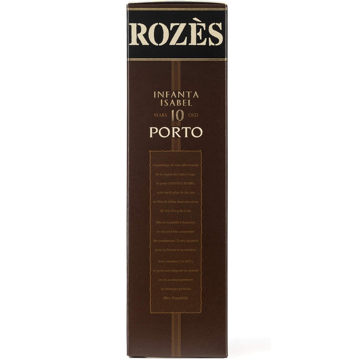 Back Of Rozes 10 Year Old Tawny Port Gift Box