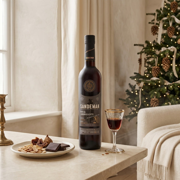 Sandeman Royal Ambrosante Pedro Ximenez 20 Year Old Sherry at Christmas