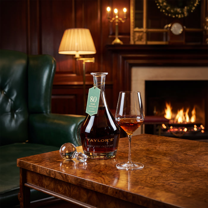 Taylors VVOP White Port Presented In Bespoke Decanter