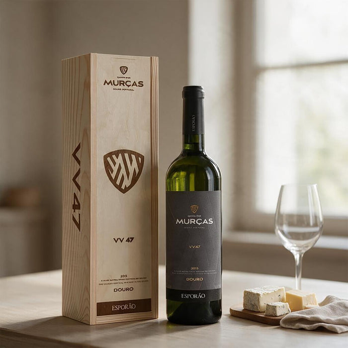 Esporao Quinta Dos Murcas VV47 2015 Magnum With Wooden Gift Box & Cheese Pairing