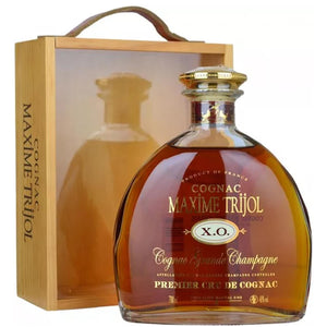 Maxime Trijol XO Grande Champagne Cognac In Wooden Box 70cl