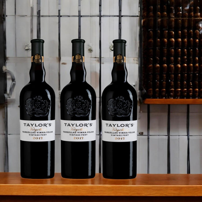 Taylors Quinta De Vargellas Vinha Velha Vintage Port 2017 Case Of 3 x 75cl