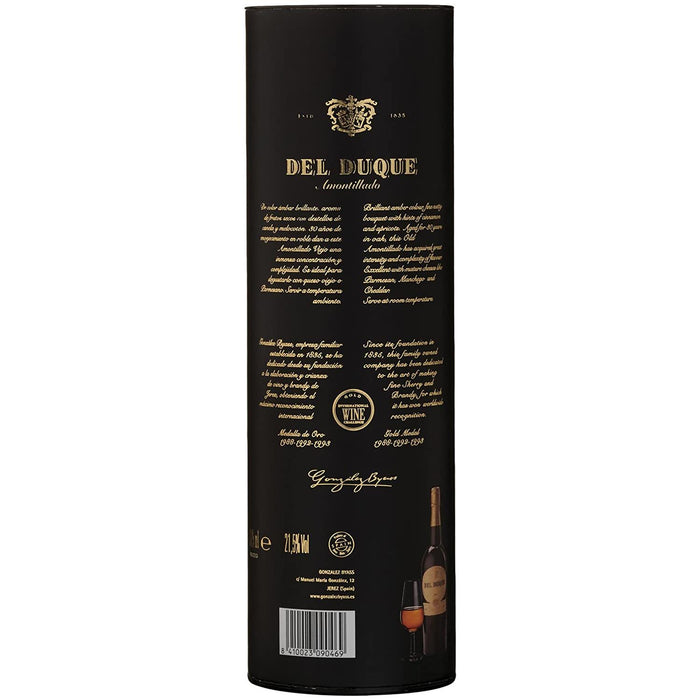 Gonzalez Byass Del Duque VORS 30 Year Old Amontillado Sherry