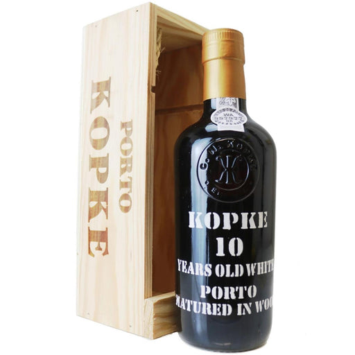 Kopke 10 Year Old White Port In Wooden Gift Box