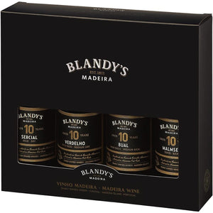 Blandy's 10 Year Old Madeira Tasting Pack 4x20cl