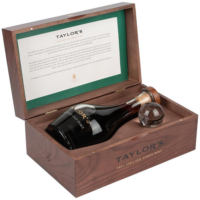 Taylors Very Very Old Tawny Port In Luxury Decanter