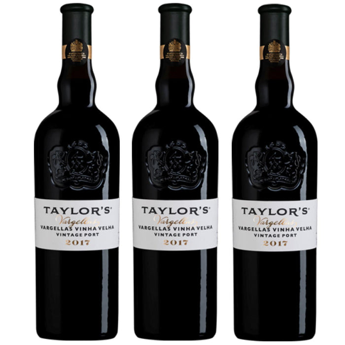 Taylors Quinta De Vargellas Vinha Velha Vintage Port 2017 Case Of 3 x 75cl