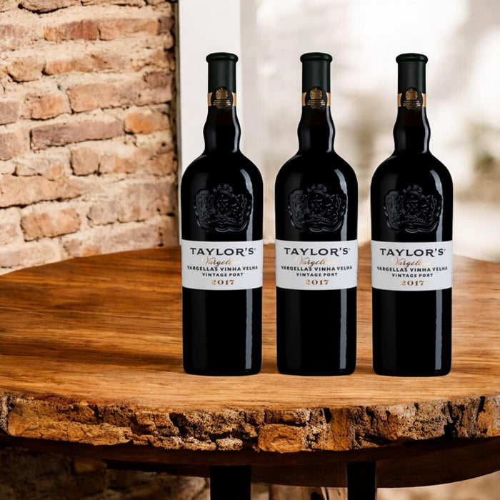 Taylors Quinta De Vargellas Vinha Velha Vintage Port 2017 Case Of 3 x 75cl