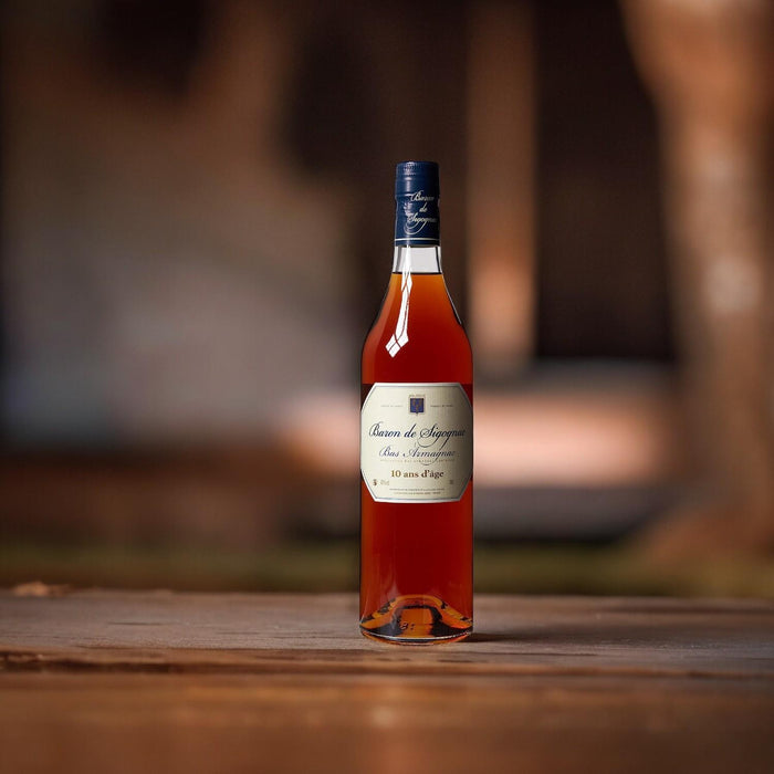 Single Bottle Of Baron De Sigognac 10 Year Old Bas-Armagnac