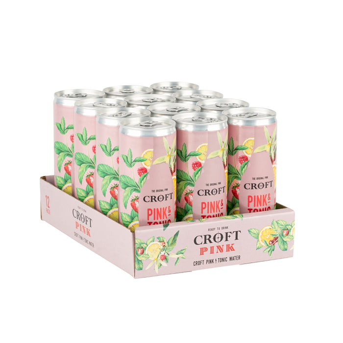 Croft Pink Port Cans - 12 x 250ml