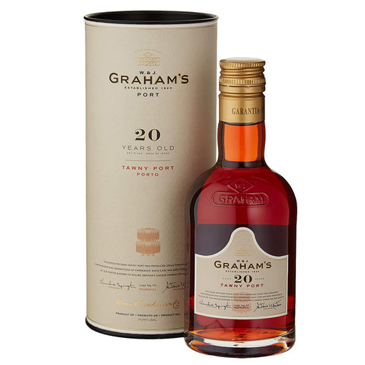 Graham's 20 Year Old Tawny Port Miniature In Branded Gift Tube 20cl