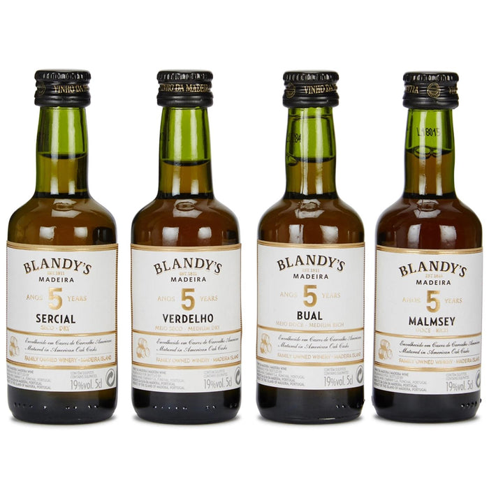 Blandys 5 Year Old Madeira Tasting Pack 4x5cl