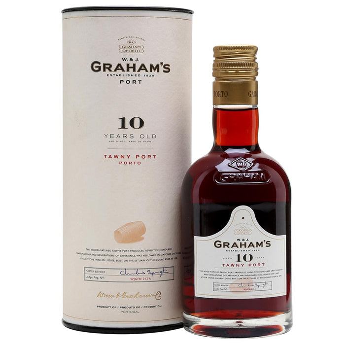 Graham's 10 Year Old Tawny Port Miniature In Branded Gift Tube 20cl